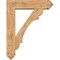 Ekena Millwork Olympic Arts and Crafts Smooth Bracket w/ Offset Brace, Western Red Cedar, 7 1/2"W x 30"D x 38"H BKT0806X30X38OLY03SWR - alternate 4